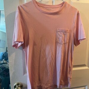 J. Crew Light Pink Slim Washed Tee